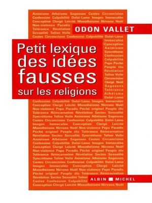 cover image of Petit lexique des idées fausses sur les religions